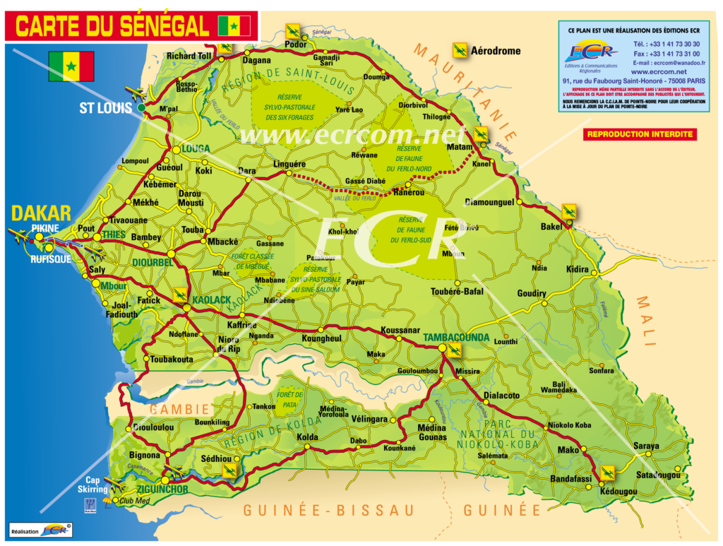 PLAN DU SENEGAL ECR