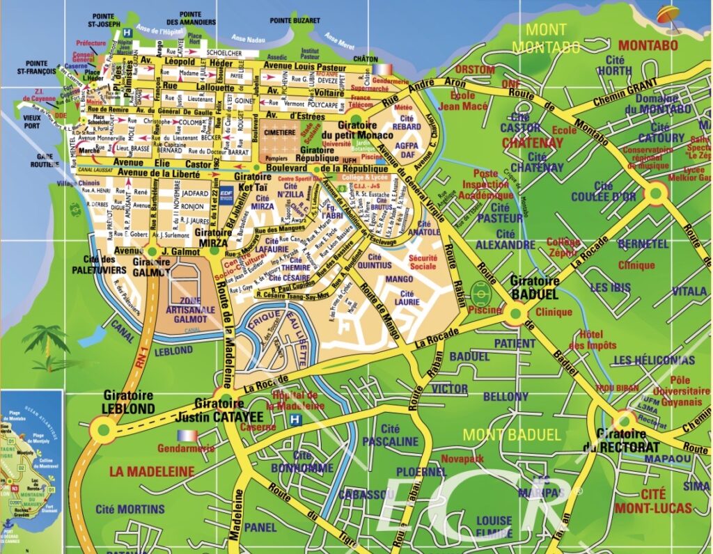 PLAN DE CAYENNE CENTRE-ECR