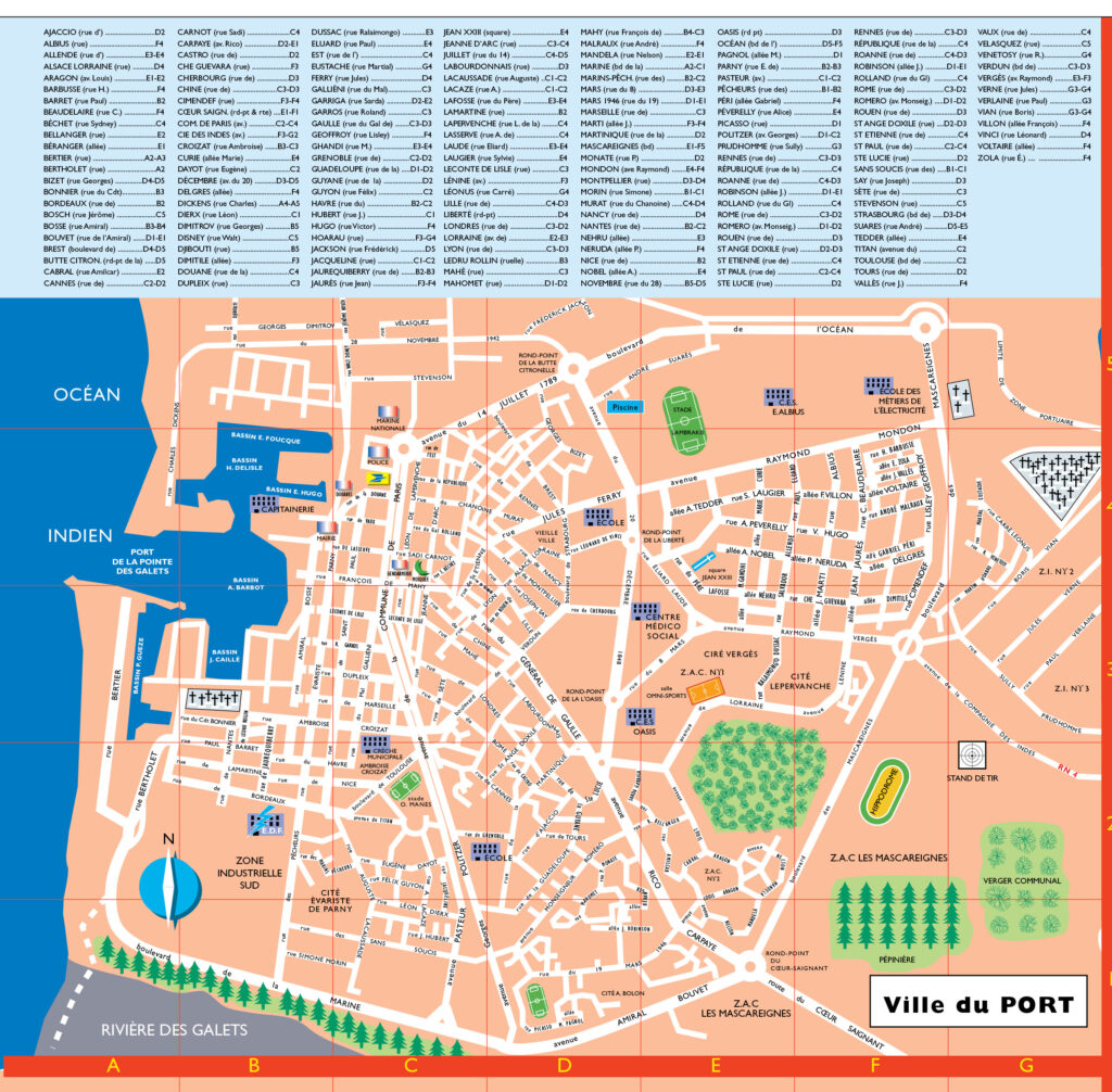 PLAN DU PORT (Ile de la Reunion)-ECR